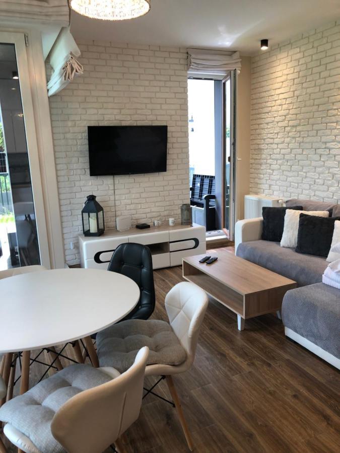 Gdansk Apartament Harmonia Oliwska Buitenkant foto