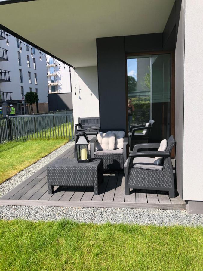 Gdansk Apartament Harmonia Oliwska Buitenkant foto
